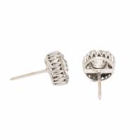 Diamond and White Gold Earrings