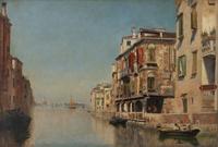 François Brunery (Italian, 1849-1926) — Venetian Canal