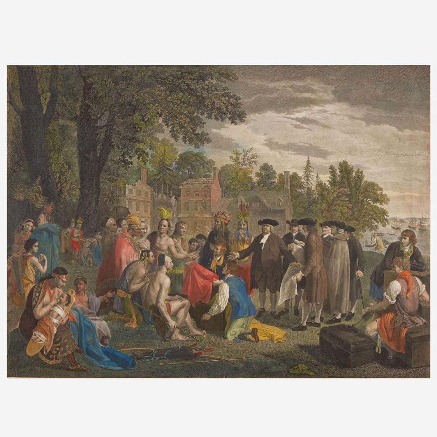[Pennsylvania] (Penn, William) William Penn's Treaty with the Indians, when he founded the Province of Pensylvania in North America 1681...