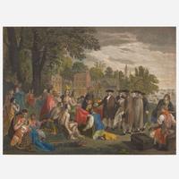[Pennsylvania] (Penn, William) William Penn's Treaty with the Indians, when he founded the Province of Pensylvania in North America 1681...