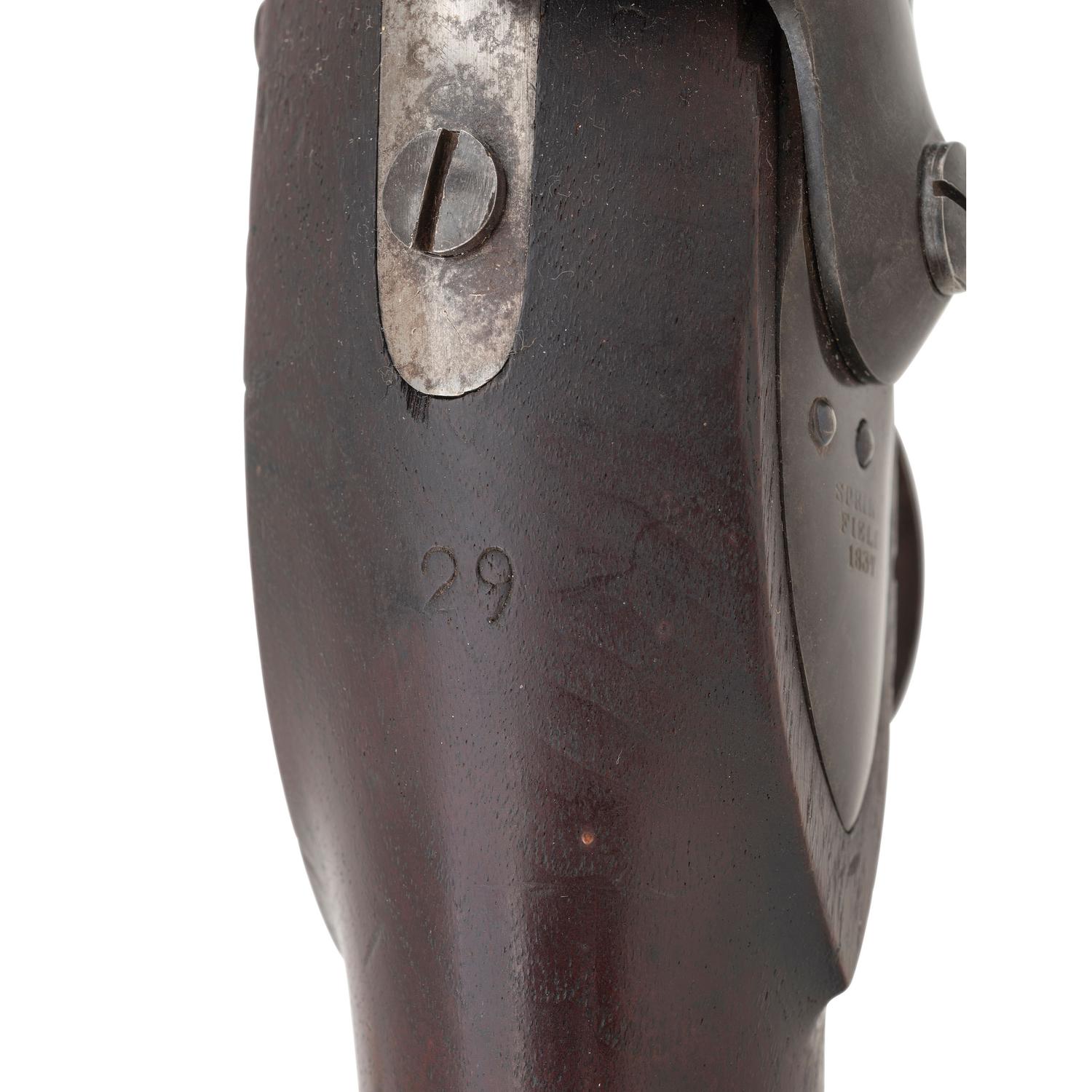 Arsenal Altered US Model 1828 (1816 Type III) Musket by Springfield