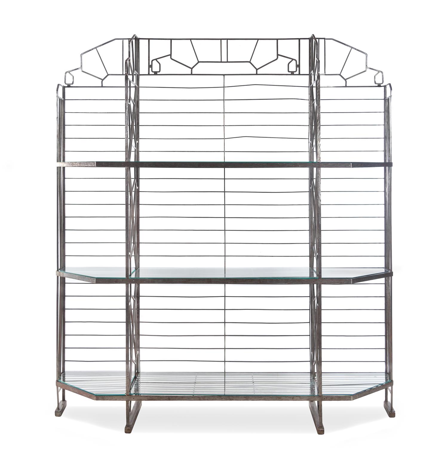 An Art Deco Style Steel Baker’s Rack