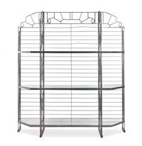 An Art Deco Style Steel Baker’s Rack