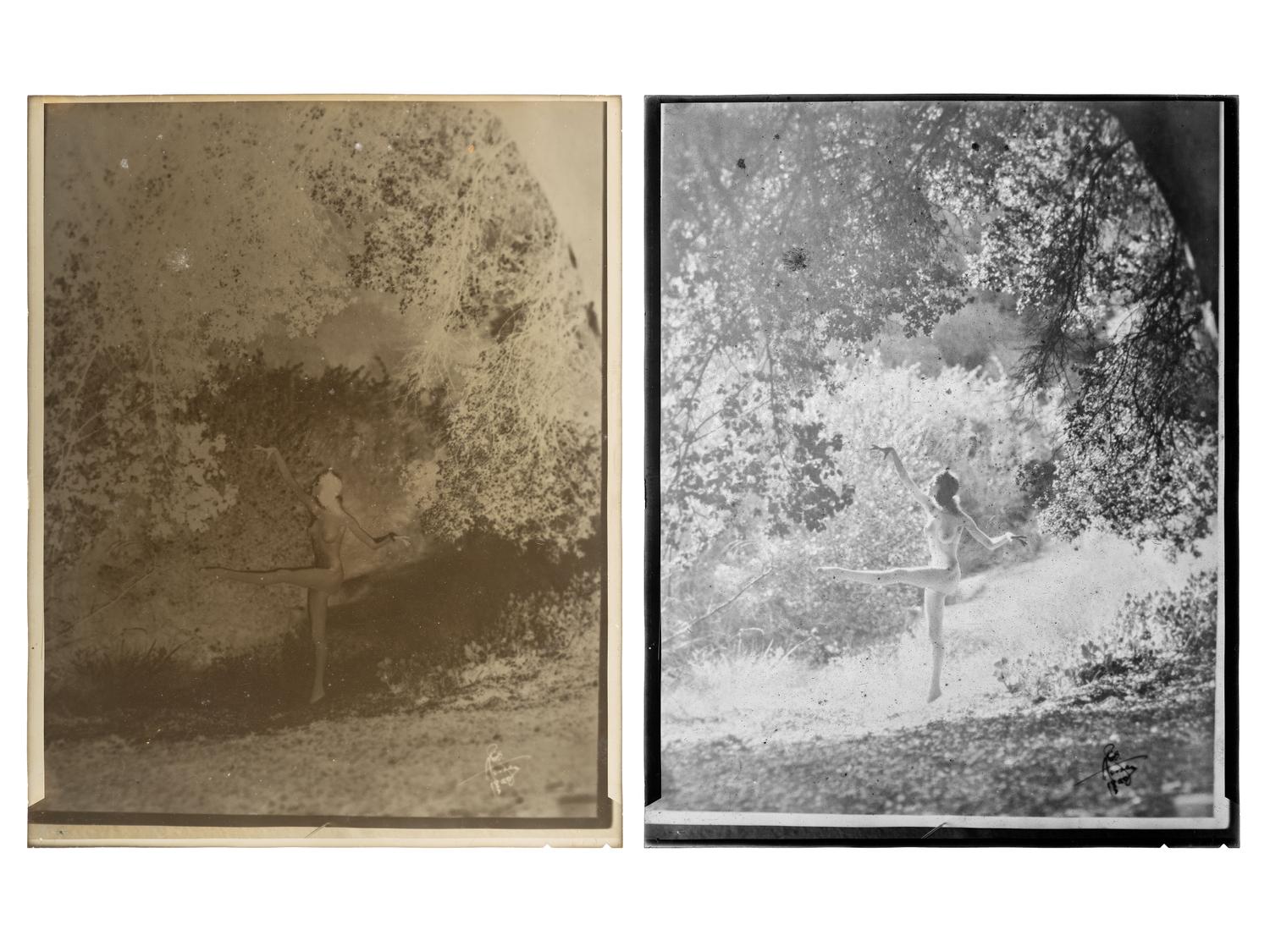 JOHNSTON, Alfred Cheney (1885-1971). Large photographic archive of glass negatives and prints. Ca 1910s-1920s.