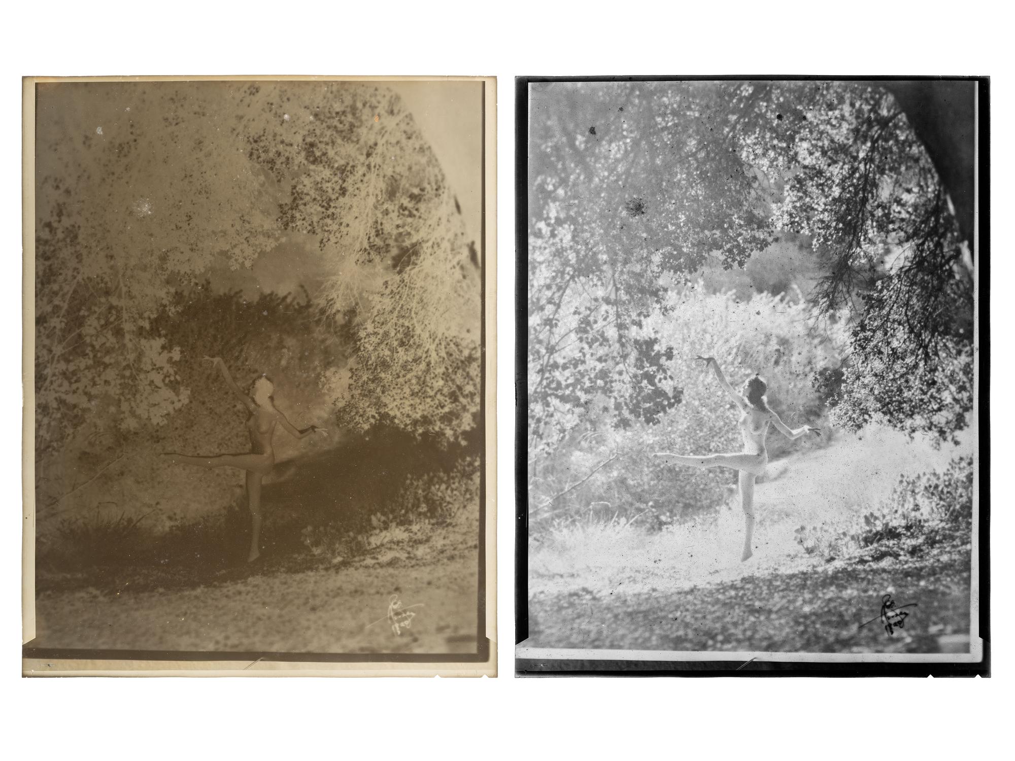 JOHNSTON, Alfred Cheney (1885-1971). Large photographic archive of glass negatives and prints. Ca 1910s-1920s.