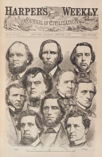 (CIVIL WAR, HARPER'S WEEKLY) NY, 1861-1865. Vols. V-IX. Full Civil War content. Profusely illustrated.