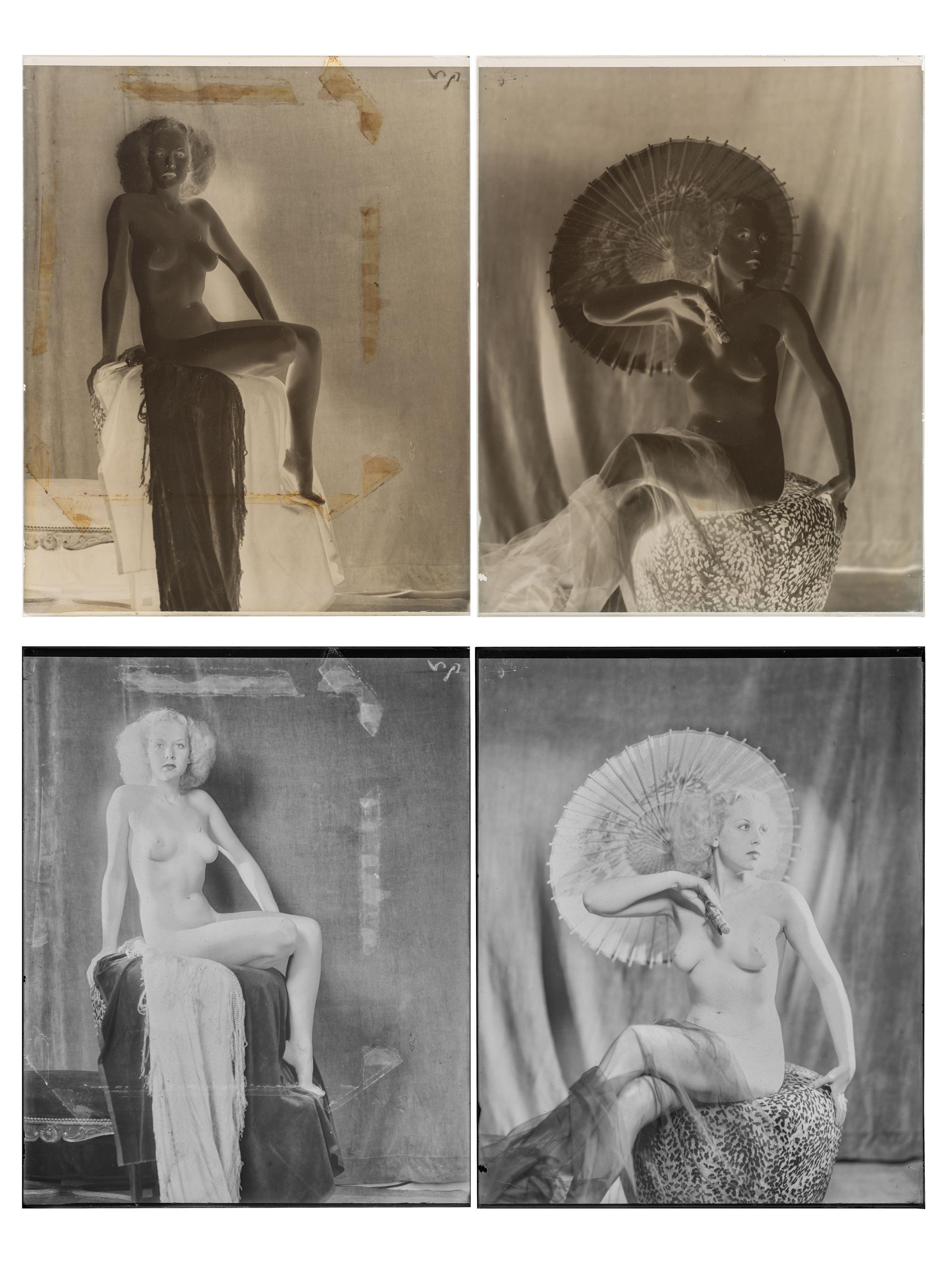JOHNSTON, Alfred Cheney (1885-1971). Large photographic archive of glass negatives and prints. Ca 1910s-1920s.