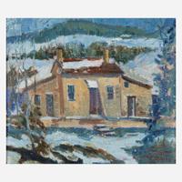 Joseph Barrett (American, B. 1936) Little House, Lahaska, Pennsylvania