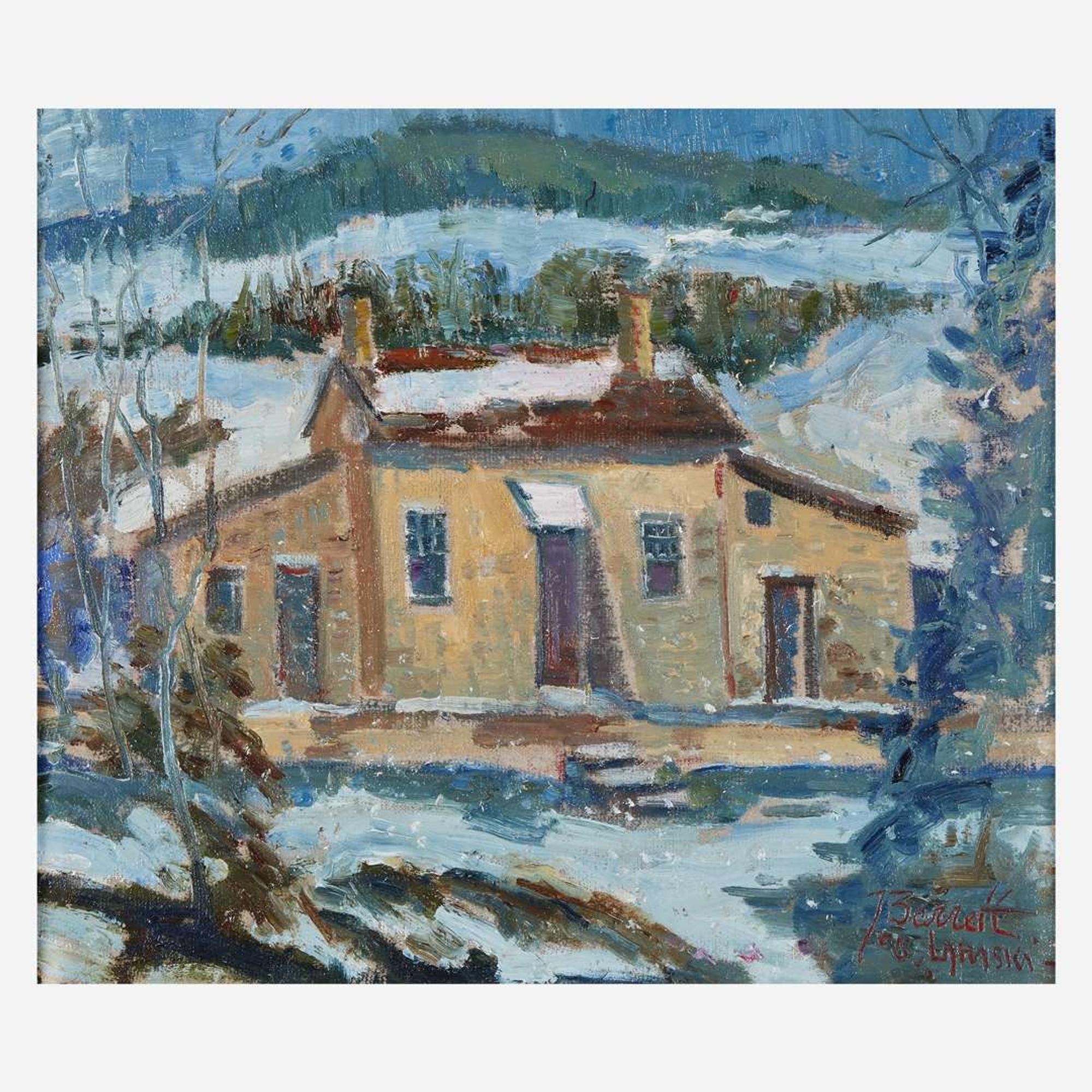 Joseph Barrett (American, B. 1936) Little House, Lahaska, Pennsylvania