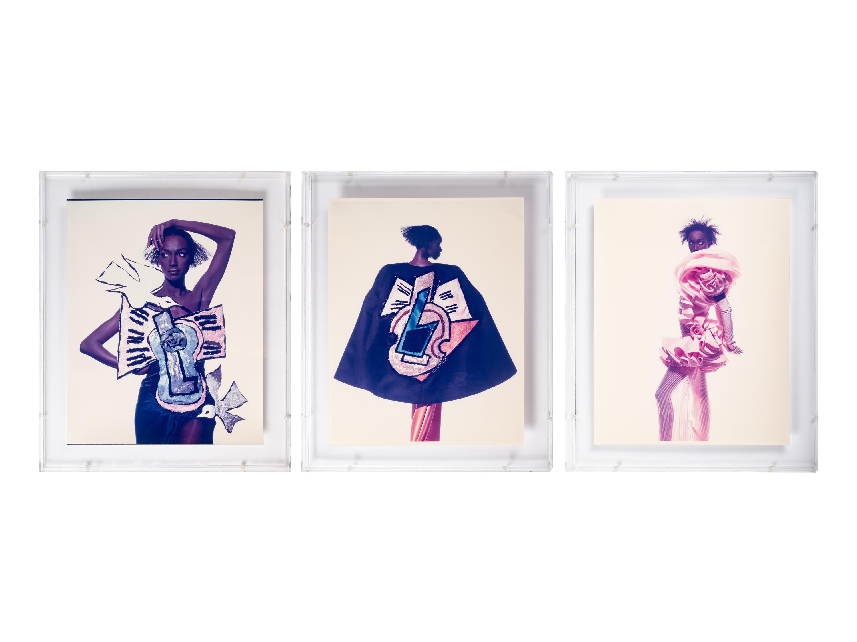 Yves Saint Laurent, Braque Inspired Fashion, Katoucha Niane, Paris