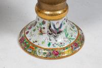 A Pair of Large Chinese Famille Rose Porcelain Covered Urns