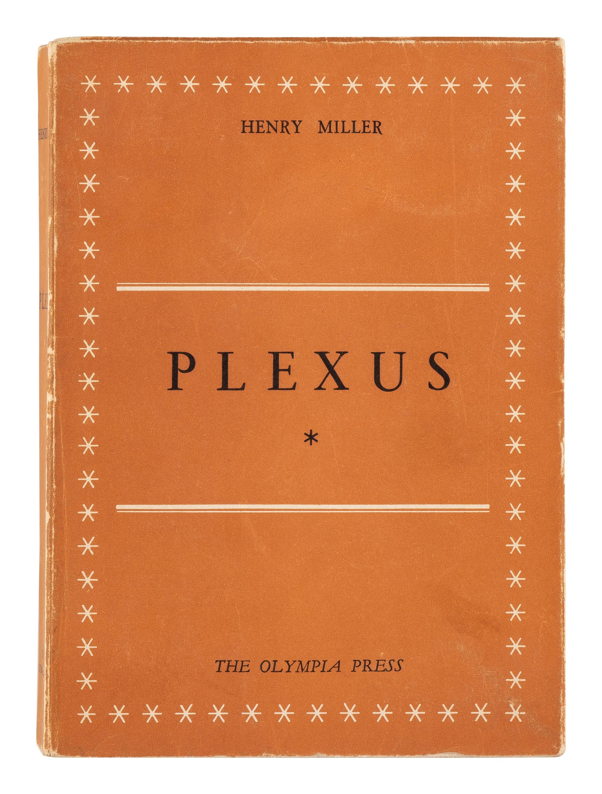 MILLER, Henry (1891-1980). The Rosy Crucifixion Book One: Sexus . Paris: The Obelisk Press, 1949.