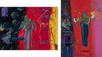 Roseville Series, 1989 and Sage Version II, 1989 (two works)