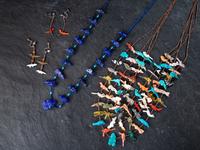 Pair of Zuni Fetish Necklaces and Earrings
