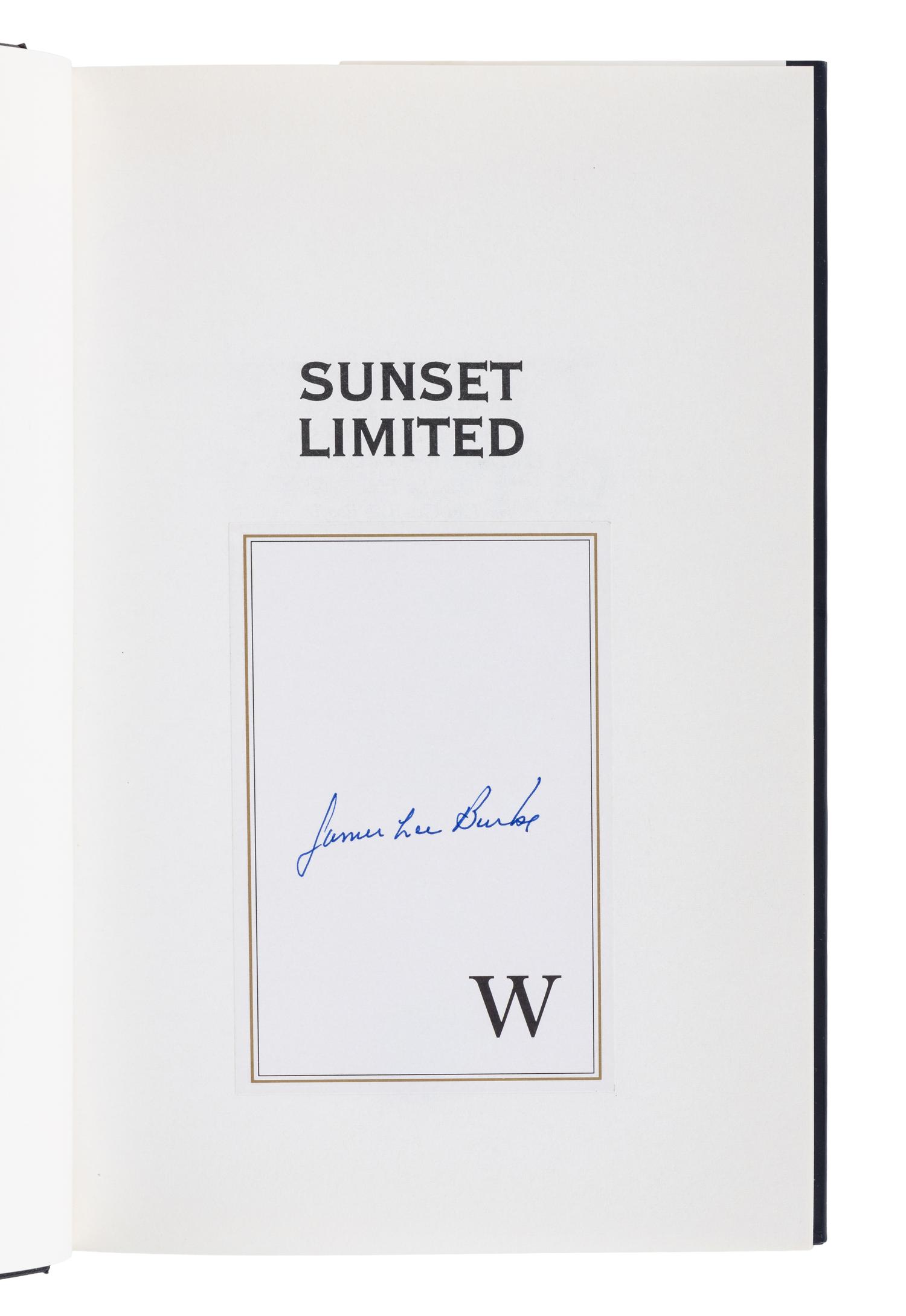BURKE, James Lee (b. 1936). A group of 4 works by Burke, MOST FIRST EDITIONS, ALL SIGNED, comprising: