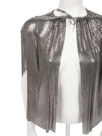 Three Stephen Burrows Pieces: Two Dresses and One Metal Mesh Top, 1970s