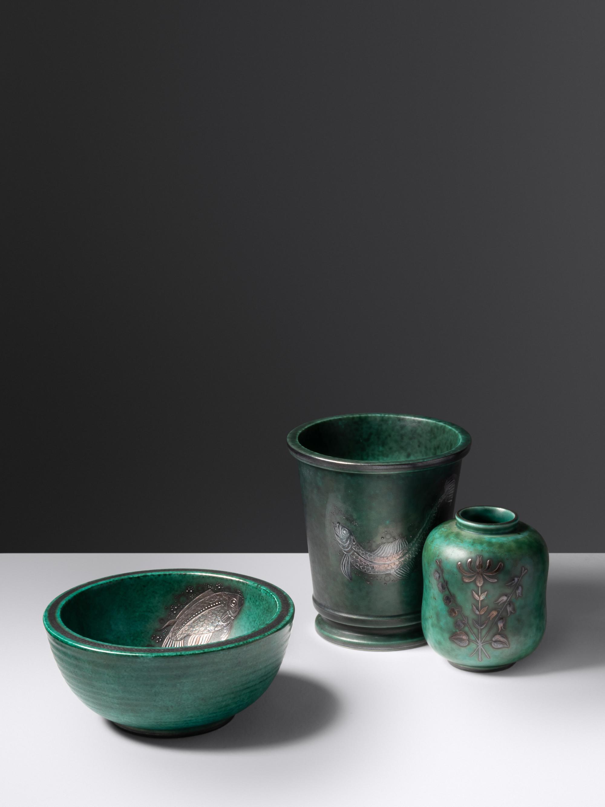 Three Argenta Pieces Gustavsberg, Sweden