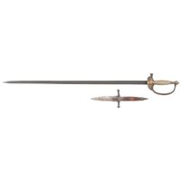 US Model 1840 NCO Sword by Horstmann, and Hand Made Dagger
