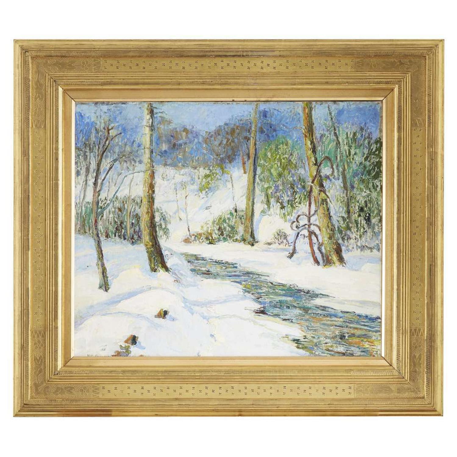 WILLIAM FRANCIS TAYLOR (AMERICAN/CANADIAN 1883–1970) "THAW"