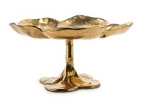 An Art Nouveau Brass Compote