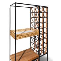 Wine Rack with Shelving