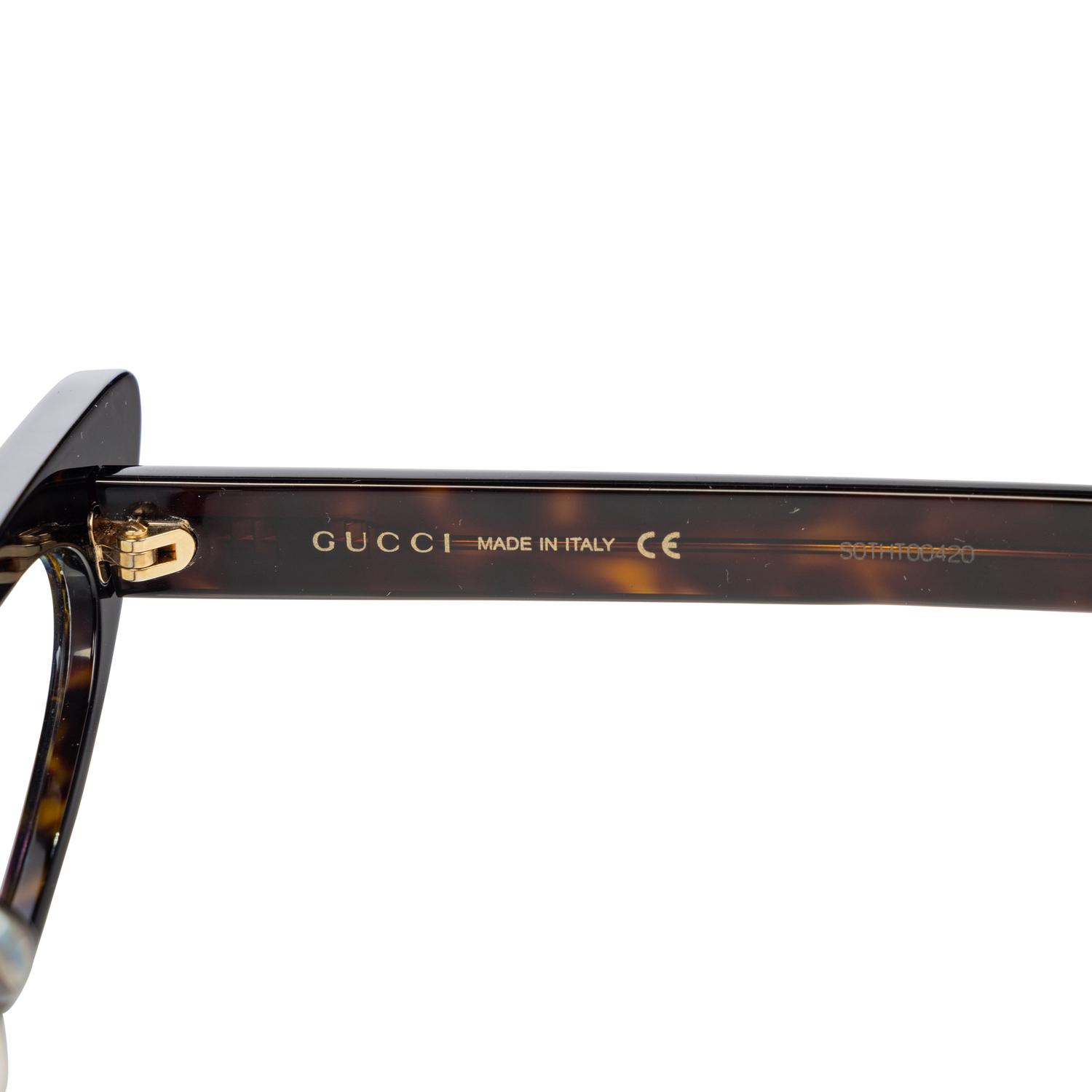 GUCCI, 'HOLLYWOOD FOREVER' RHINESTONED CAT EYE SUNGLASSES