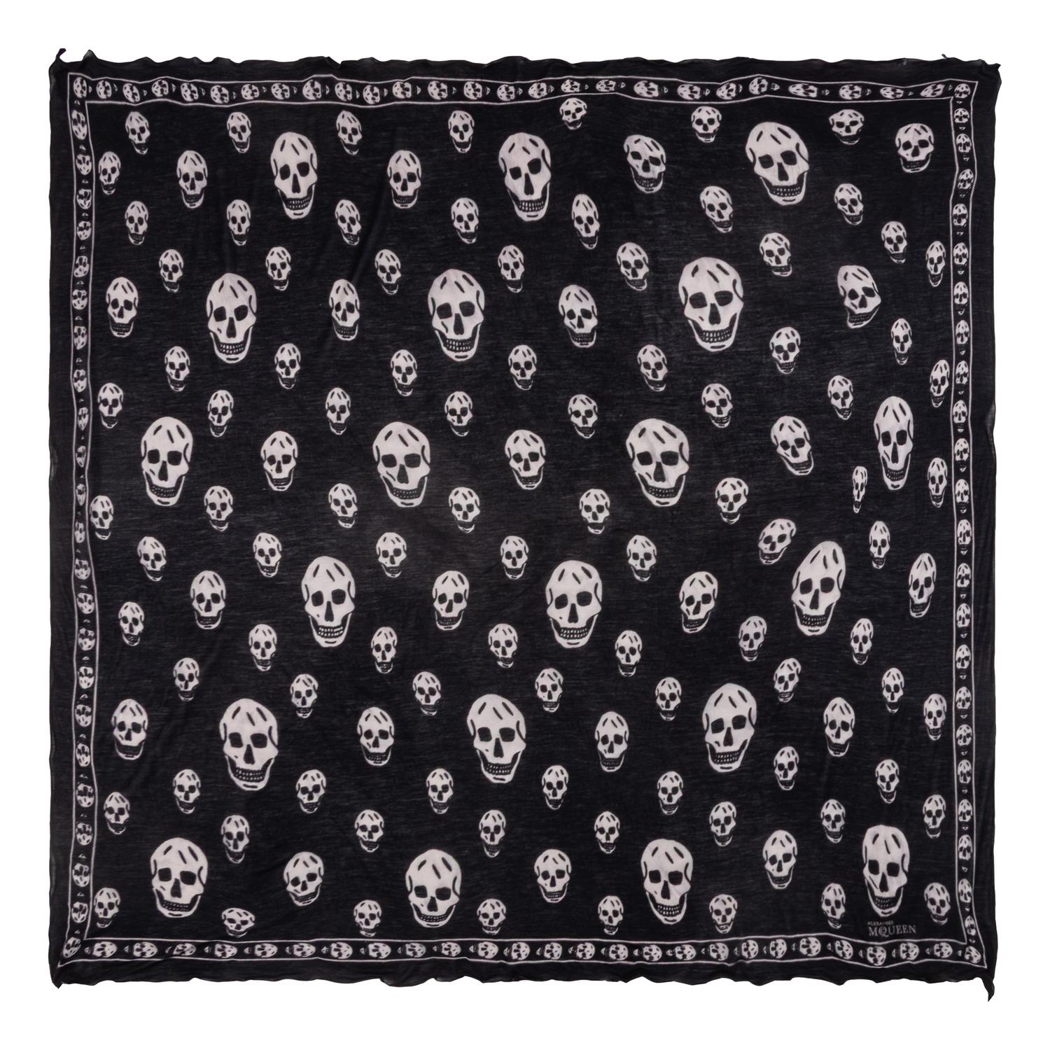 ALEXANDER MCQUEEN, FOUR SKULL SCARVES