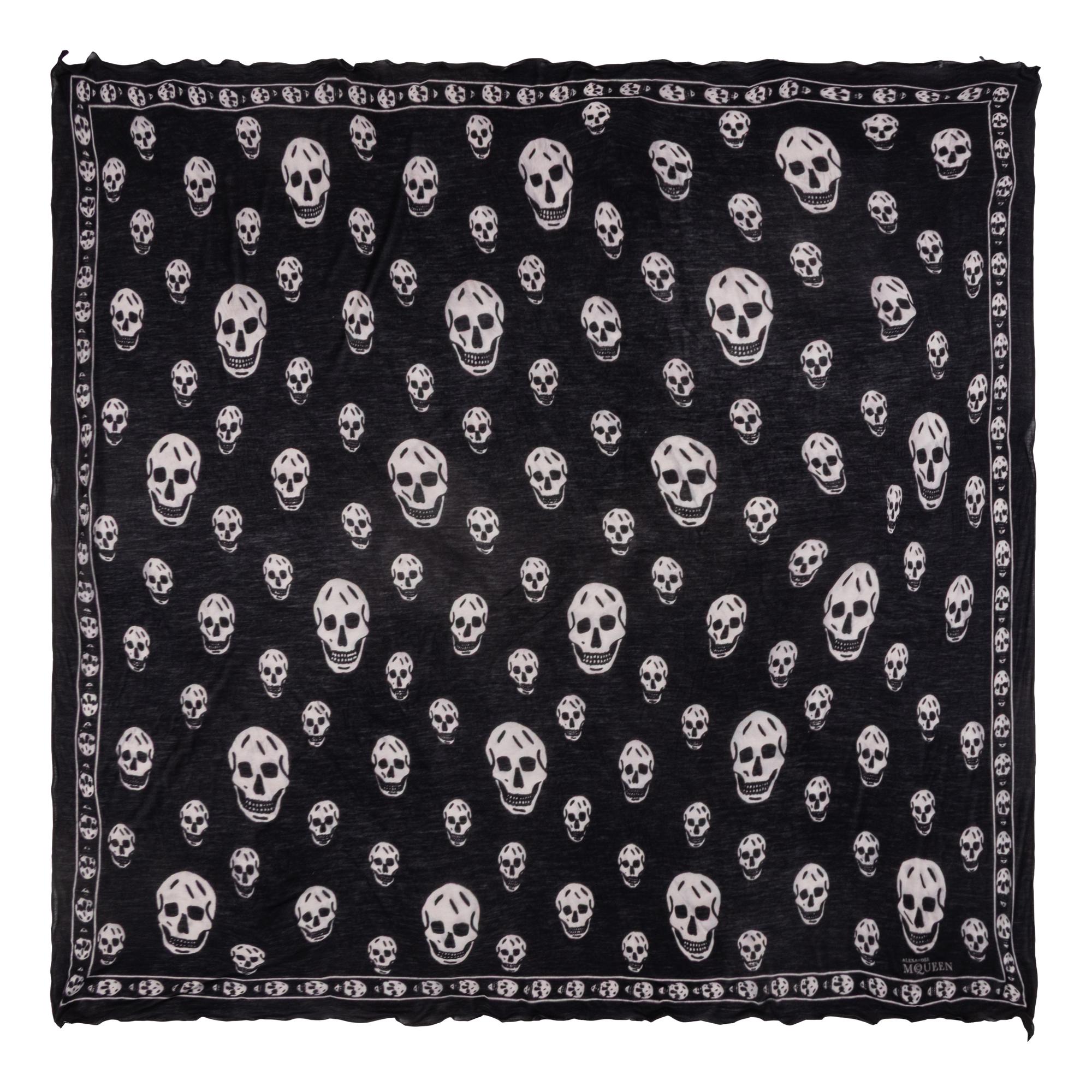 ALEXANDER MCQUEEN, FOUR SKULL SCARVES