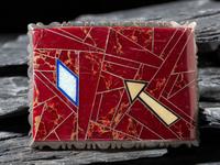 Sterling Silver and Channel Inlay Belt Buckle