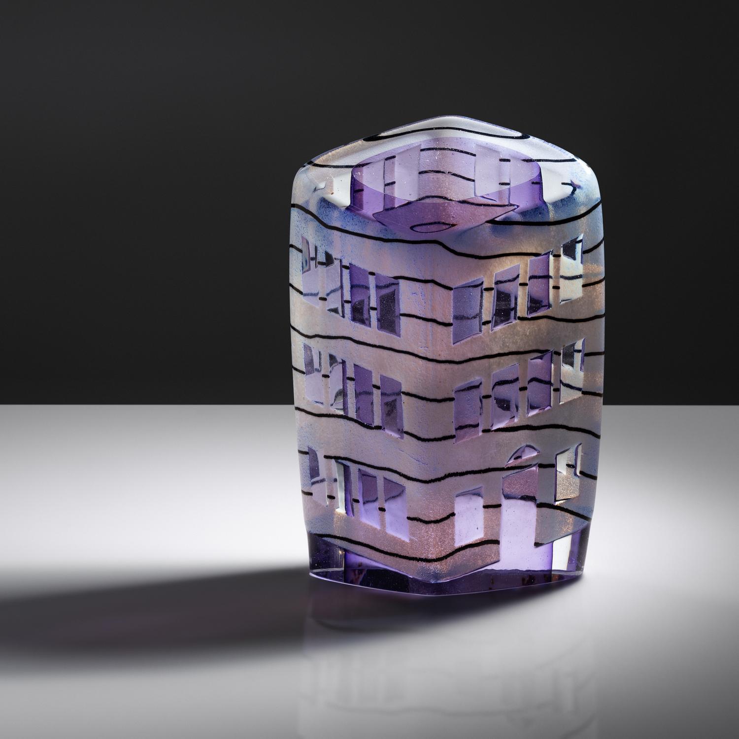 Purple building, 1987