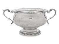 An English Silver Punch Bowl