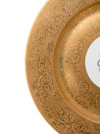 A Set of Eleven Aynsley Porcelain Plates and a Set of Four Mintons Porcelain Plates