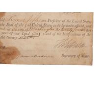 JEFFERSON, Thomas (1743-1826). MADISON, James (1751-1836). SMITH, Robert (1757-1842).