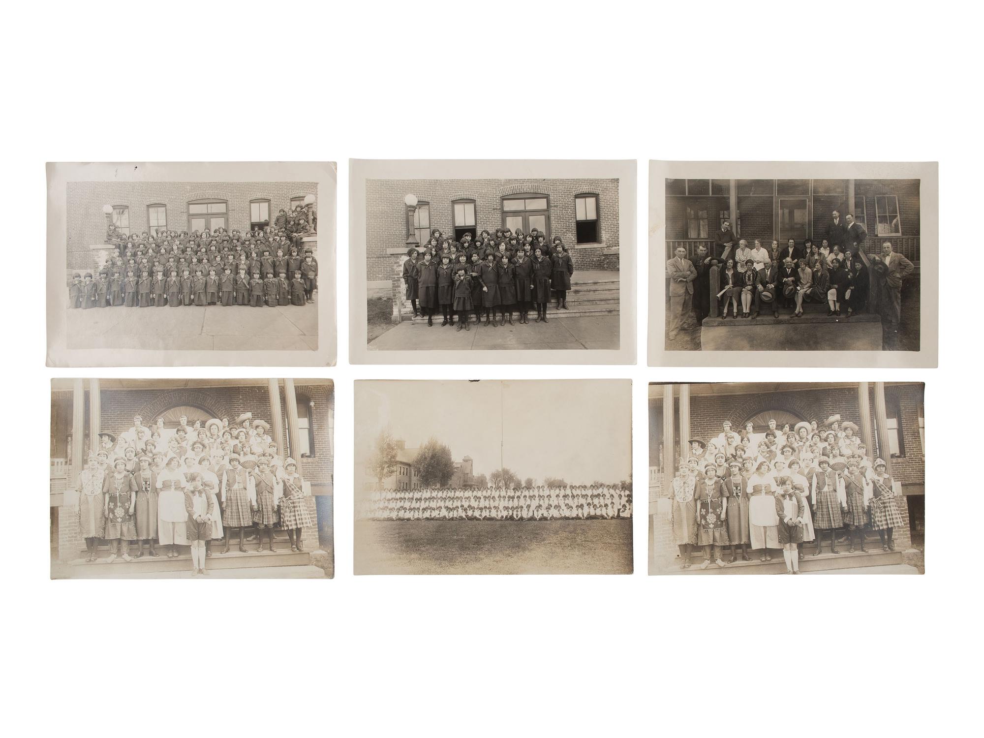 [NATIVE AMERICANS] Photographic and RPPC archive documenting the Tomah Indian Industrial School, WI.