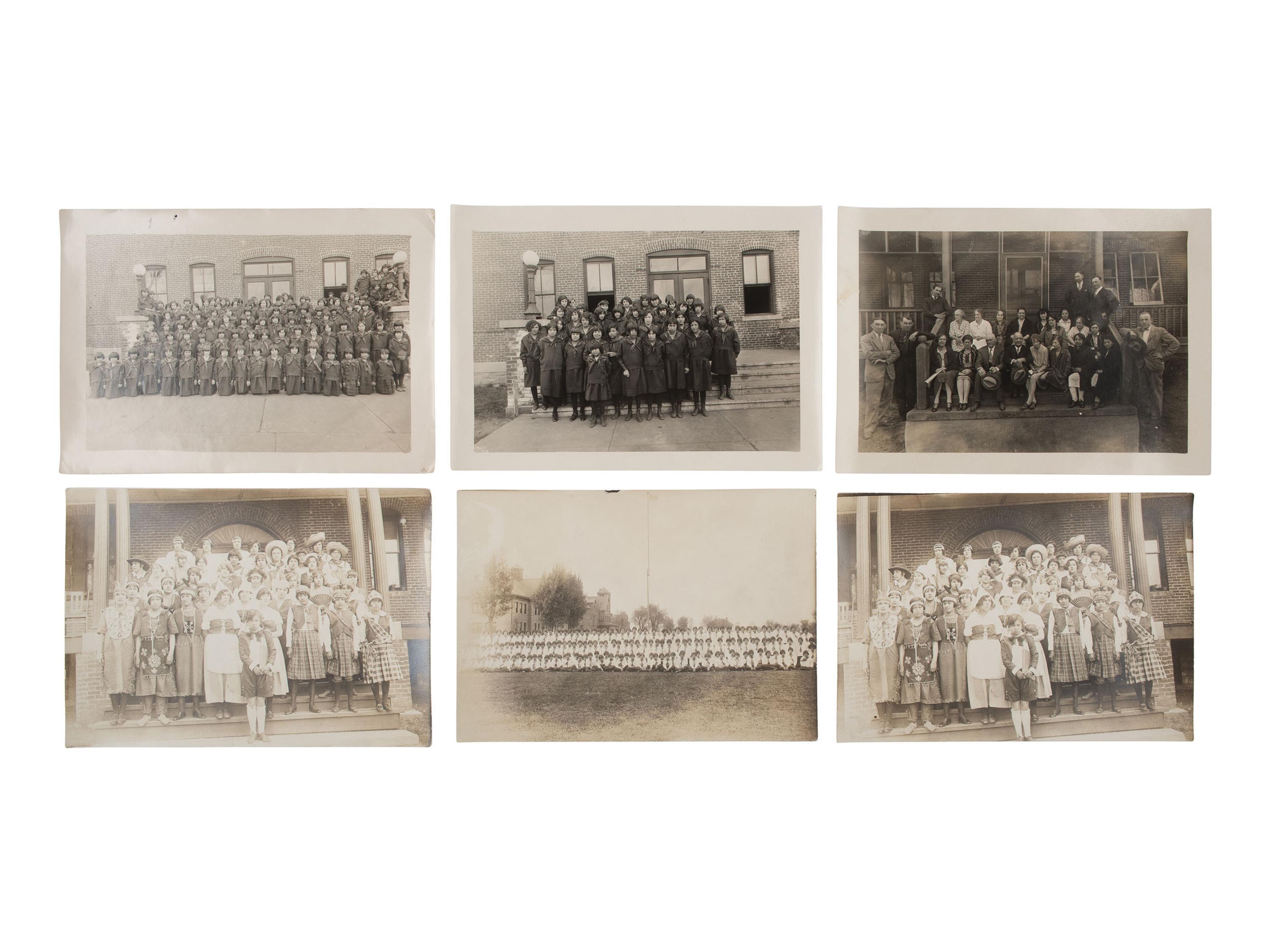 [NATIVE AMERICANS] Photographic and RPPC archive documenting the Tomah Indian Industrial School, WI.