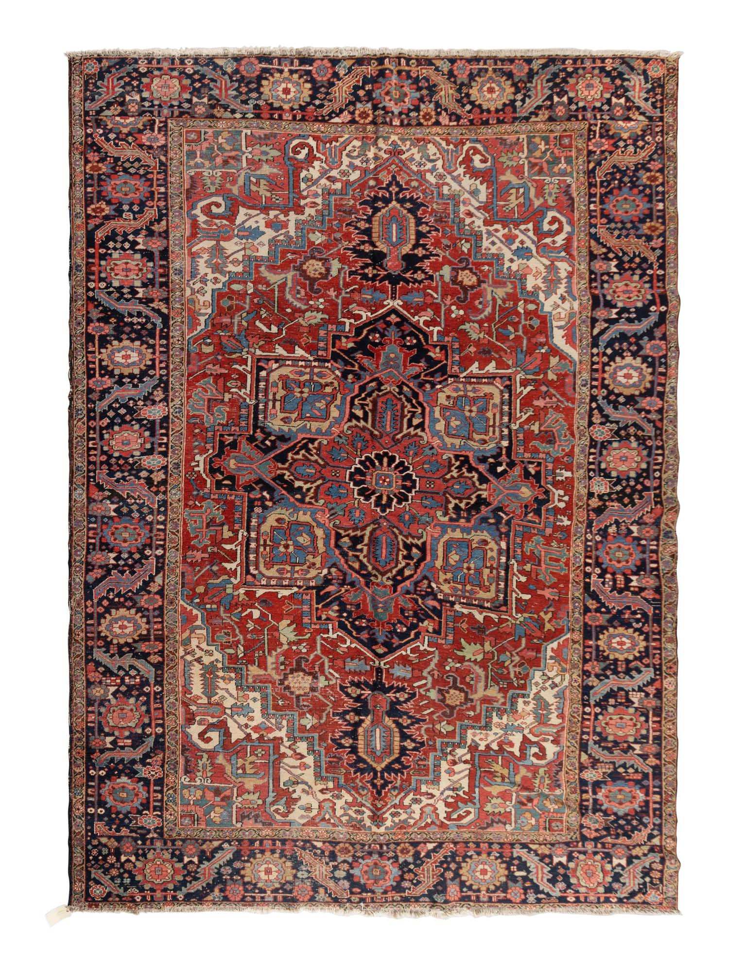 A Heriz Wool Rug