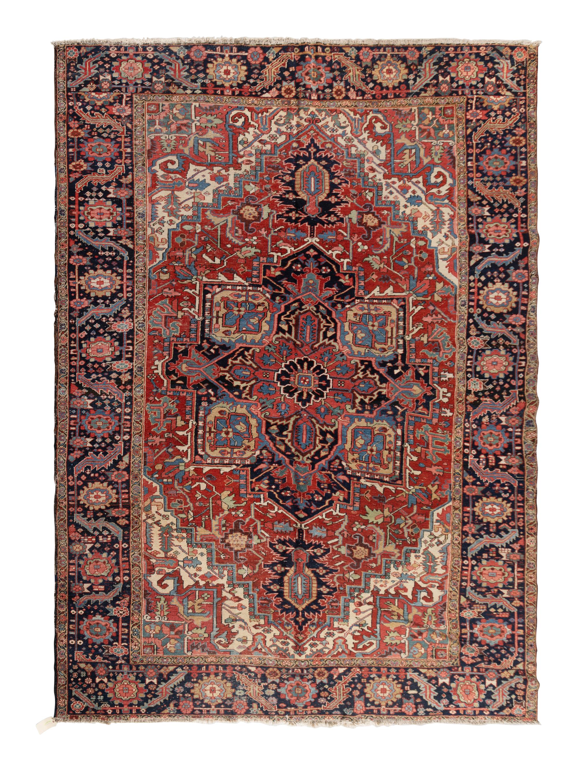A Heriz Wool Rug