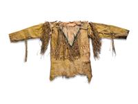 Southern Plains Child's Beaded Hide Shirt