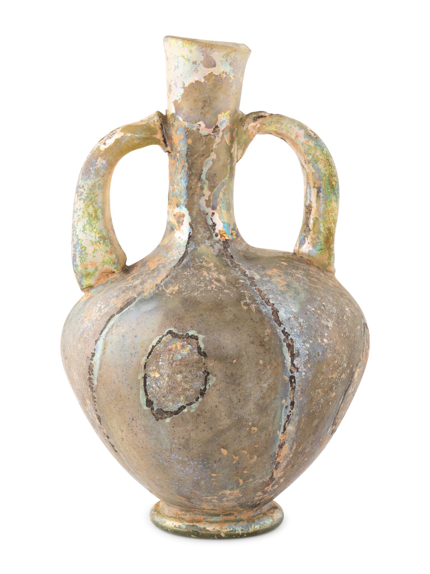 An Early Islamic Glass Flask