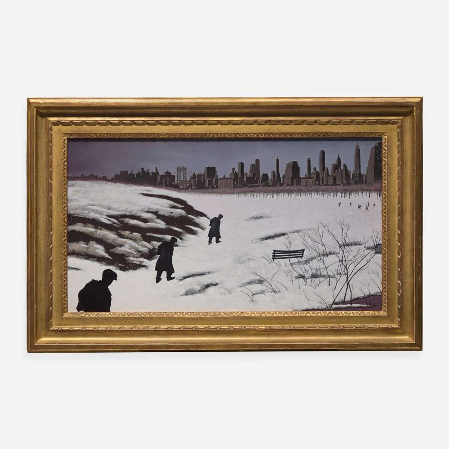 Gary T. Erbe (American, 1944) Two Extremes in Winter
