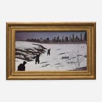 Gary T. Erbe (American, 1944) Two Extremes in Winter