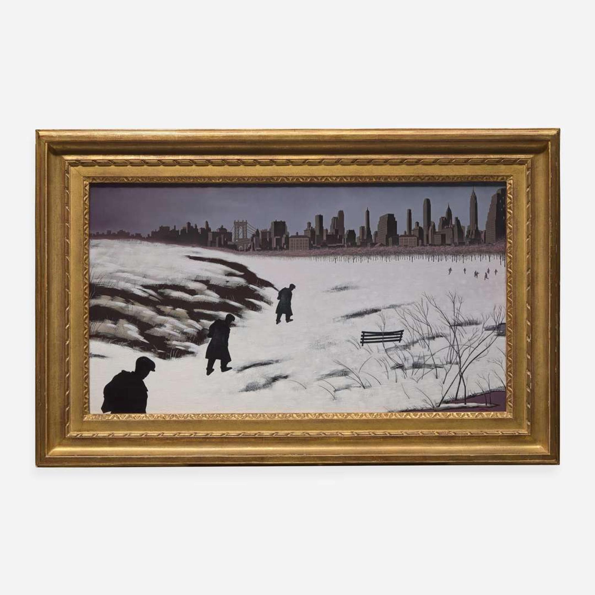 Gary T. Erbe (American, 1944) Two Extremes in Winter