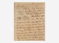 [Drama] [Garrick, David] [Burke, Edmund]: Draft Autograph Letter, initialed