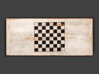 Four Decorated Wood Game Boards