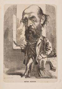 Étienne Carjat, (French, 1828-1906), A group of three works: Bocage, Henri Murger, and Beranger