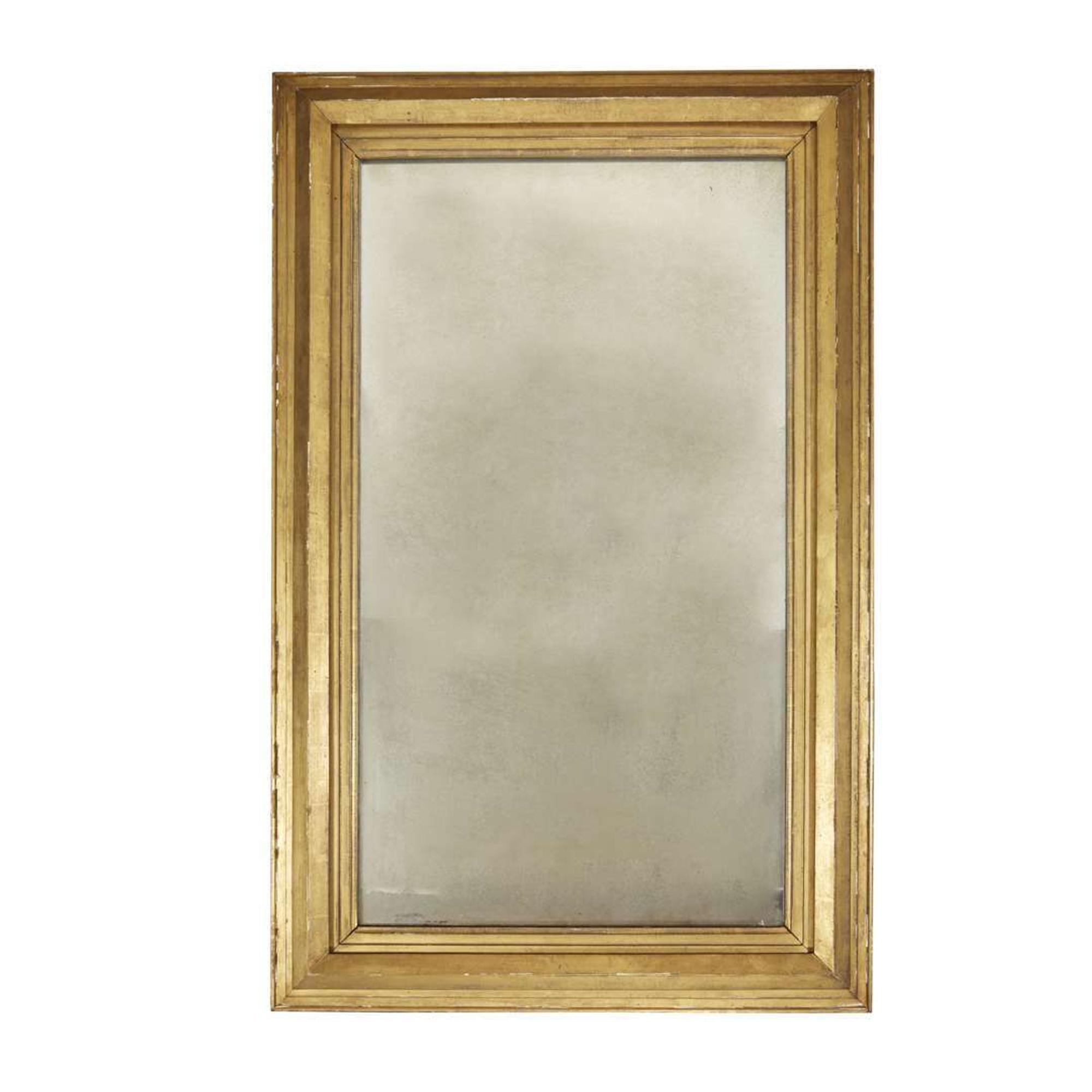 Pair of Classical giltwood pier or overmantel mirrors of Kentucky and Philadelphia interest Philadelphia, PA, circa 1830s