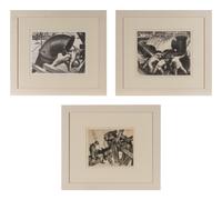 The Builders, Big Bend, and Pipe and Brawn (three works), 1932-38