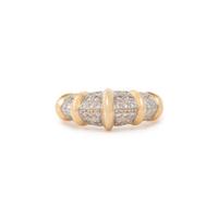 BICOLOR GOLD AND DIAMOND RING