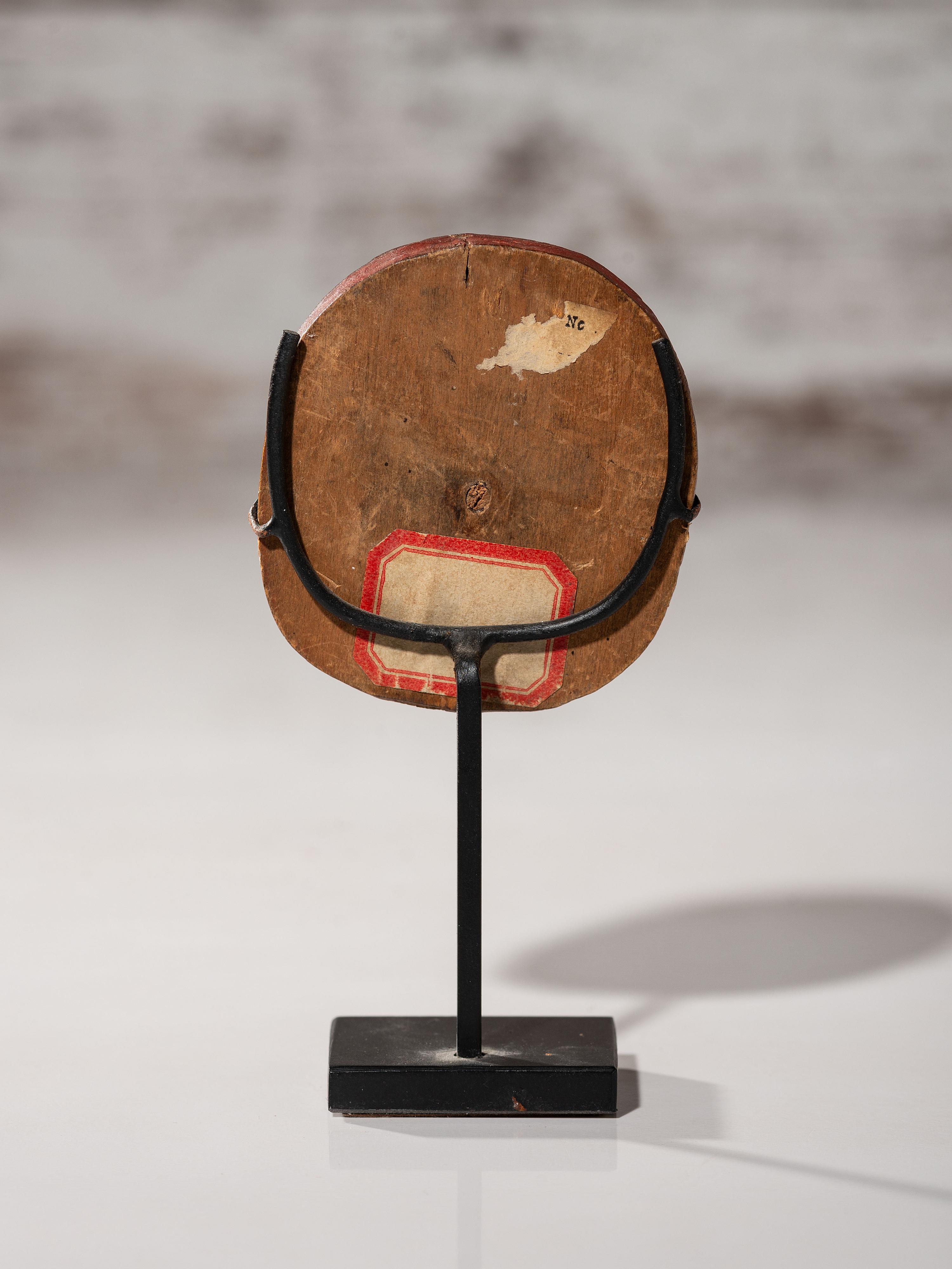 Tlingit Polychrome Hawk Maskette