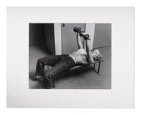 Philippe Halsman (1906-1979) Marilyn Monroe Lifting Weights, 1952